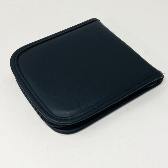 1994 ~ DVD CD Disc Wallet [Holds 16] CDW-16 Best Buy Faux Leather Binder - Picture 5 of 7